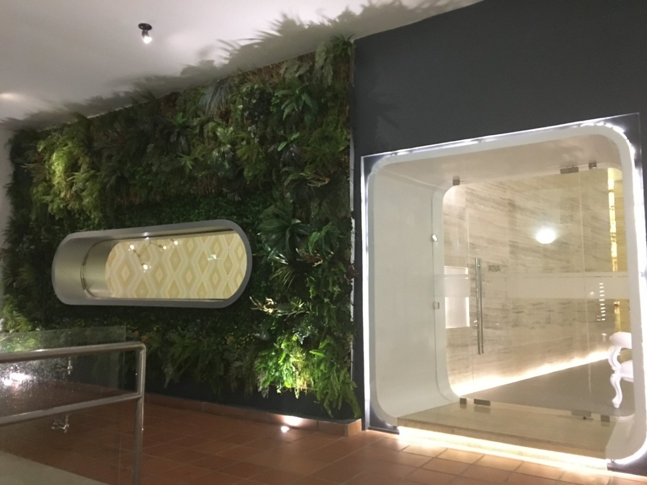 Nickelodeon Punta Cana — artificial green wall installation